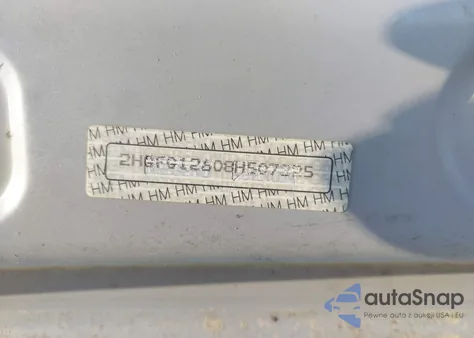 2008 Honda Civic Lx из США, поврежденный, VIN 2HGFG12608H507325